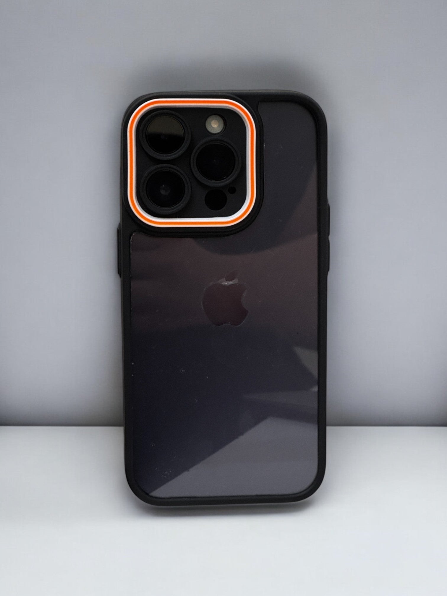 Transparent Orange Ring Case for iPhone