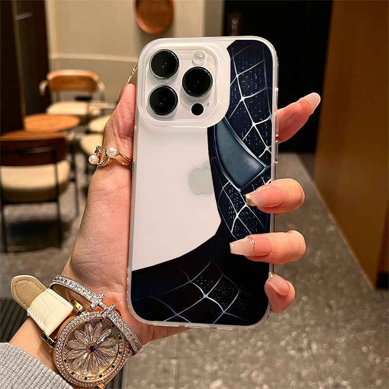 Dark Spidey Case For Apple IPhone Series Cream
