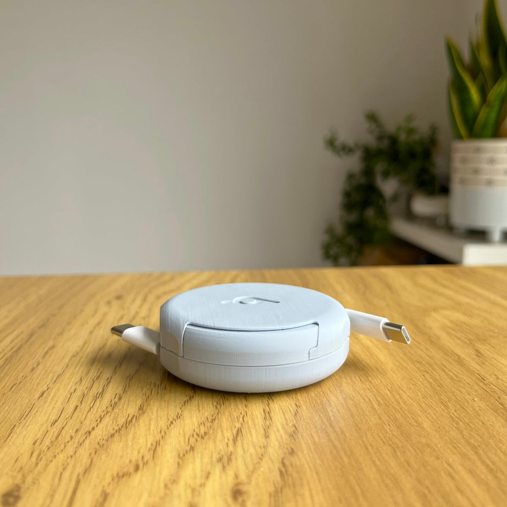 3-in-1 Retractable Charger & Cable Management Winder Set