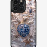 Golden Sea Turtle Case Cover